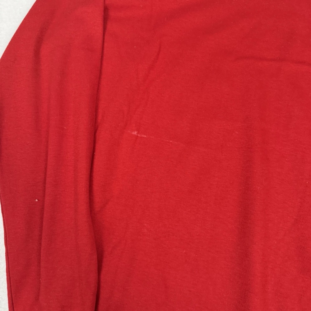 Vintage Polo Ralph Lauren Turtleneck Shirt M Red Cotton Made in USA - Picture 7 of 7